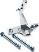 Powermaster Alternator Bracket Rear End Mount Aluminum Natural Winters /