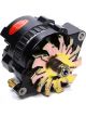 Powermaster Alternator GM Style Race 100 amp 16V 1-Wire No Pulley Black