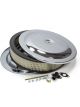 Proform Air Cleaner Kit Chrome Embossed For Chevy Logo 14in. Dia with Center