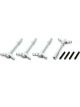 Proform Engine Valve Cover Wing Nuts Steel Gray Bowtie Logo 1/4-20 Thread 4