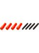 Proform Engine Valve Cover Mini Nuts Steel Orange w/ Bowtie Logo Studs Included