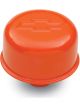 Proform Engine Valve Cover Breather 3 In Dia w/ Bowtie Logo Push-In Style Orange