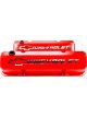 Proform Valve Covers Slant-Edge Tall Die Cast Red with Raised Bowtie Logo