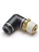 Ridetech Fitting Adapter 90 Degree 1/4 in NPT Male to 3/8 in Female