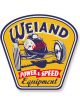 Weiand Metal Sign Weiand Power and Speed 20.0 x 20.0 in Aluminum