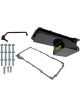 Weiand Engine Oil Pan Kit Fabricated Rear Sump 7 qt 6 in Deep Gasket