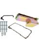 Weiand Engine Oil Pan Kit Fabricated Rear Sump 7 qt 6 in Deep Gasket
