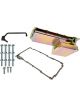 Weiand Engine Oil Pan Kit Fabricated Rear Sump 7 qt 6 in Deep Gasket