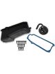Weiand Engine Oil Pan Kit Rear Sump 4 qt 7-5/16 in Deep Hardware / G