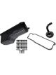 Weiand Engine Oil Pan Kit Rear Sump 4 qt 7-5/16 in Deep Hardware / G