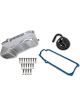 Weiand Engine Oil Pan Kit Rear Sump 4 qt 7-5/16 in Deep Hardware / G