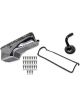Weiand Engine Oil Pan Kit Rear Sump 4 qt 7-5/16 in Deep Hardware / G