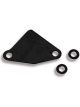Weiand EGR Blockoff Plate Gasket / Hardware Steel Zinc Oxide Small Block