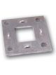 ARK Round Mounting Plate To Suit 40mm Square Axle Bulk Pack