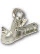 ARK 50mm Trailer Coupling 2,000Kg Zinc Plated 2X Adjustable Screw Hole