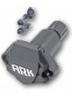ARK 7 Pin Trailer Socket Small Round Plastic Black Lid Bulk Pck