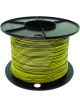 Tycab 4mm Single Core Trace Cable Yellow Black 500M (23/0.32) (Auto