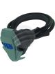 ARK 7 Pin Lge Round Trailer Socket Plastic & 1.25M Cable Common Vic Tas