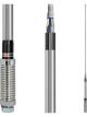 GME Antenna Heavy Duty White Elevated Feed & As001 Spring F/Glass