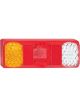 Autolamps LED Stop/Tail/Indicator/Revrse Lamp 12/24V w/Reflector Red
