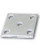 ARK Fish Plate Galvanised Finish For Bolts From 39mm To 50mm Bulk Pack
