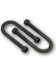 ARK U-Bolt 39mm For 39mm Round Axle 120mm Long with Nyloc Nuts Black Bulk