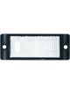 Autolamps Pkt 2 White Reflex Reflector With Black Mounting Bracket