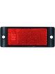 Autolamps Pkt 2 Red Reflex Reflector With Black Mounting Bracket
