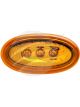 Hella Pack 4 LED Amber Suppl. Side Indicator Maker Lamp 12V