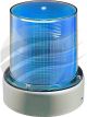 Hella Blue Strobe Beacon 12-48V Double Flash Fixed Mount