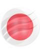 Hella Round LED Courtesy Lamp 24V Red Illumination Flush Mount