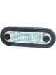 Hella LED Step Lamp White 10-33V 13cm Cable Flush Mount