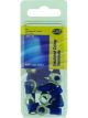 Hella Pack 25 Ring Terminal 5mm Insul Pvc Copper Sleeve Double Crimp