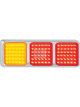 Autolamps Lamp Stop Tail Ind LED Chrome 12V 3S With 108 Leds
