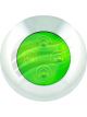 Autolamps LED Courtesy Lamp Green Illum 12V 75mm Round 40cm Cable White