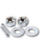 ARK Pack 2 Axle Slotted Nuts, Split Pins & Washers Blister Pack