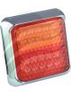 Autolamps LED Stop/Tail/Indicator Lamp Chrome 122mm X 122mm Bracket