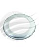 Hella Round Cover Satin Stainless Steel For Rnd LED Courtesy Lamps