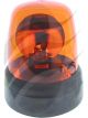 Cobo Amber Rotating Beacon 12/24V 3 Bolt Mount Rubber Base