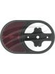 Hella Red Retro Reflector Housing Vertical Mount For 83mm Round LED