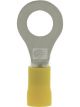 Jaylec Pck 10 Ring Terminal 8mm Insul Pvc Std Crimp Yellow