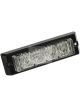 Code 3 White 4 LED Emergency Lamp 12/24V Surface Mount Black Clear