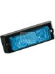 Code 3 Blue 3 LED Emergency Lamp 12/24V Surface Mount Black Clear