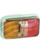 Autolamps Pkt 10 Lamp Red Amber Side Marker LED Chrome 2 Leds Box Of 10