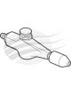 CPS Flush Probe Assembly Flush Gun Assembly 1/4