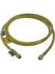 CPS Charge Hose 2.4M R134A Yellow 1/2