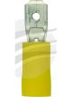 Jaylec Pck 10 Male Blade Terminal 6.3mm Insul Pvc Copper Sleeve Double