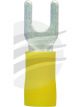 Jaylec Pack 50 Spade Terminal 4mm Insul Pvc Copper Sleeve Double Crimp