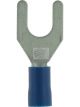 Jaylec Pack 100 Spade Terminal 5mm Insu L Pvc Std Crimp Red