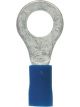 Jaylec Pack 10 Ring Terminal 6mm Insul Pvc Std Crimp Blue Use Te1206Bl
